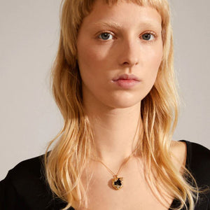 pilgrim rhythm gold pendant necklace
