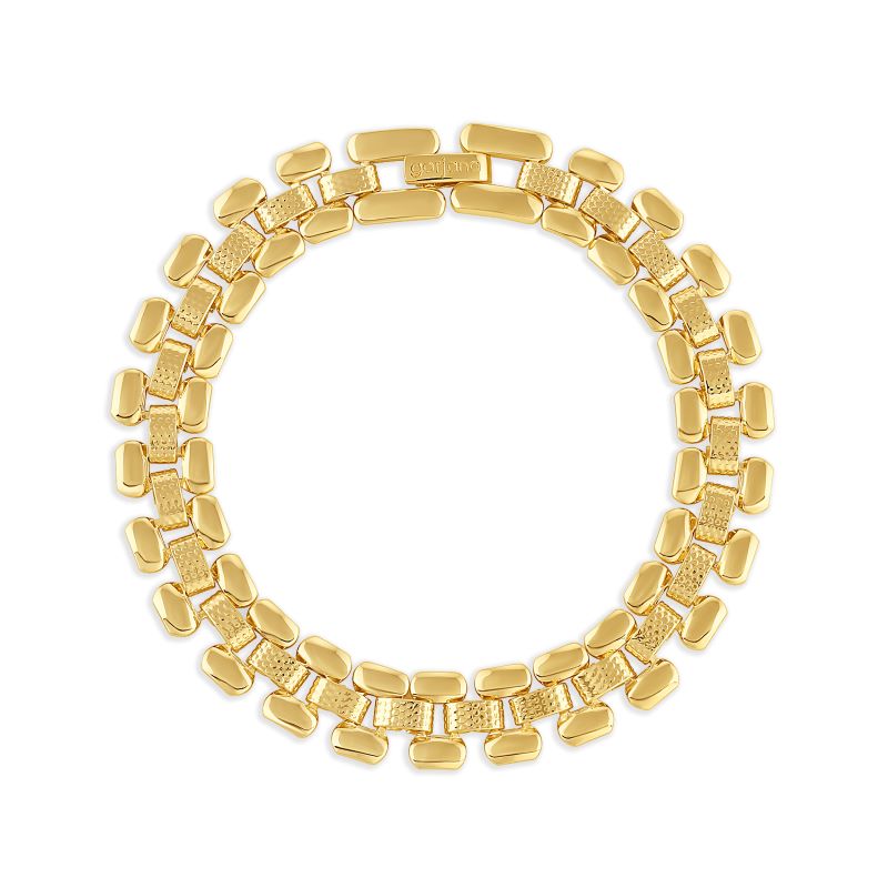 gorjana brooklyn gold textured bracelet