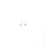 tashi cz huggie silver earring