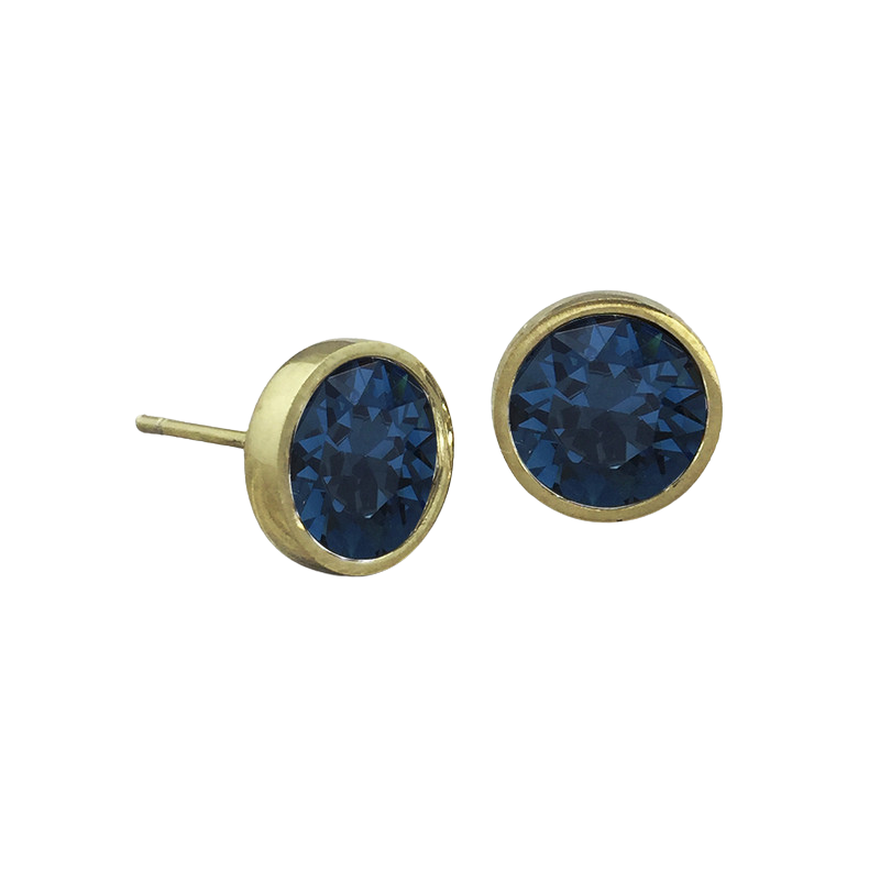 Swarovski Stud Gold Earring