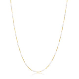 Elegant Enamel Chain Necklace