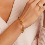 gorjana parker xl gold bracelet