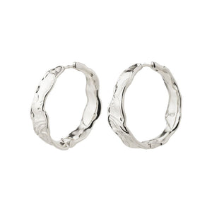 pilgrim julita silver hoop earring