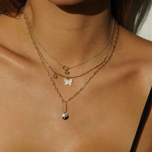 kozakh luella gold necklace