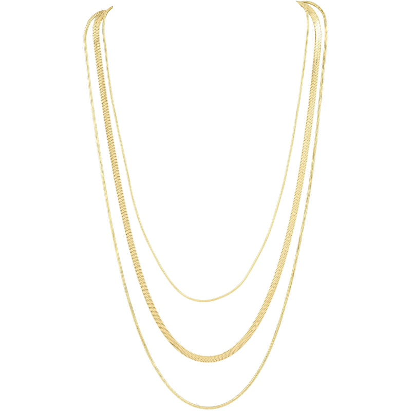 sahira gold rio multi chain necklace