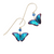 holly yashi petite bella butterfly earrings blue