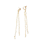 joanna bisley cecily double strand gold fw pearl earring