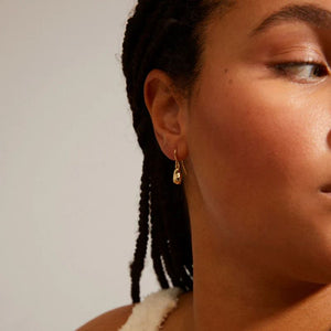pilgrim chantal gold french hook earring