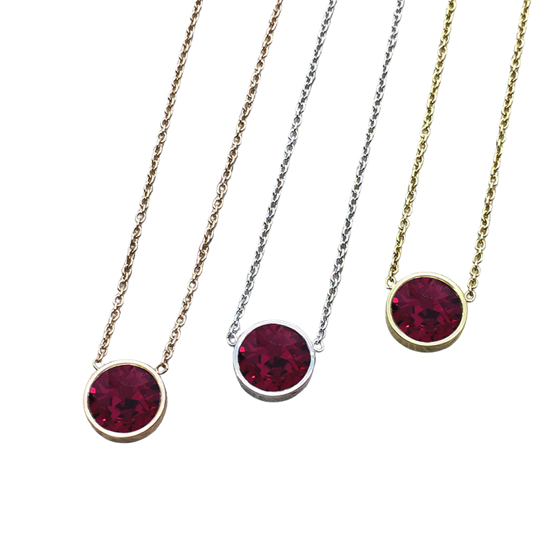 Swarovski Pendant Silver Necklace
