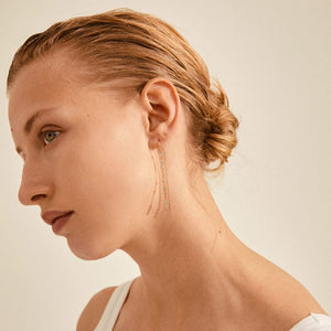 pilgrim kamari crystal drop earrings