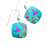 holly yashi hummingbird earring teal