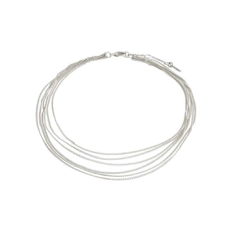 pilgrim pause silver chain anklet
