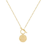 electric picks big spender coin necklace gold