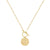 electric picks big spender coin necklace gold