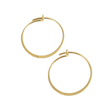 tashi gold 2.5 hoop earring