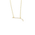 joydrop aries gold cz zodiac necklace