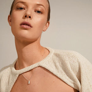 pilgrim jemma silver necklace