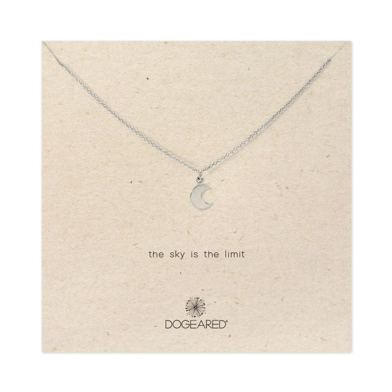 dogeared the sky is the limit silver necklace