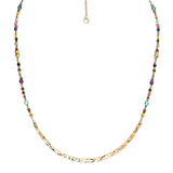 holly yashi meridian necklace gold confetti