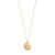 pilgrim xena coin gold necklace
