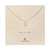 dogeared love is the answer heart silver necklace