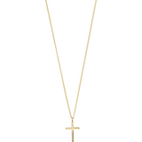 pilgrim daisy gold cross pendant necklace