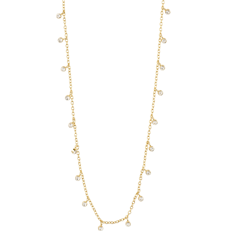 pilgrim maja multi drops gold necklace