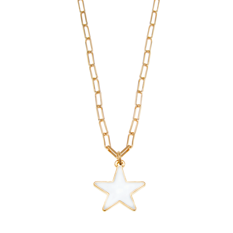 foxy good vibes only gold all star only necklace