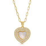 joy dravecky jadore gold white heart pearl necklace