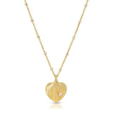 joy dravecky beaming heart gold necklace