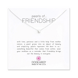 dogeared pearls of friendship silver