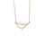 joydrop capricorn gold cz zodiac necklace
