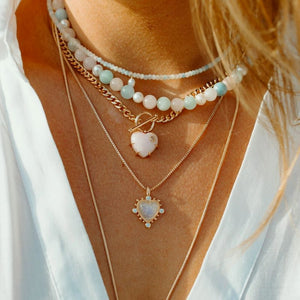 joy dravecky lover gold heart necklace