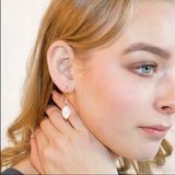 holly yashi healing leaf earring