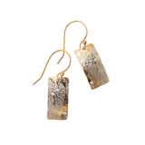 holly yashi radiant petra gold earring niobium