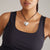 pilgrim reflect heart silver necklace