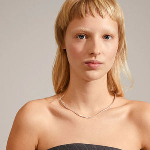 pilgrim dominique silver chain necklace