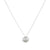 dogeared one in a million silver necklace