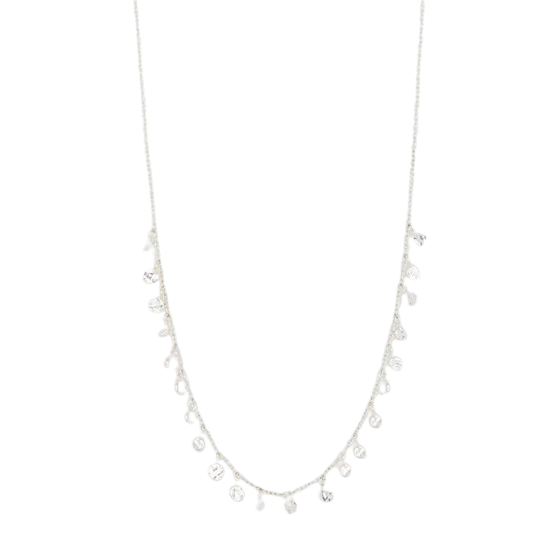 gorjana chloe mini necklace silver