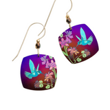 holly yashi hummingbird earring brown