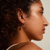 pilgrim freedom 2-in-1 gold earring set