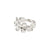 pilgrim echo silver flower ring