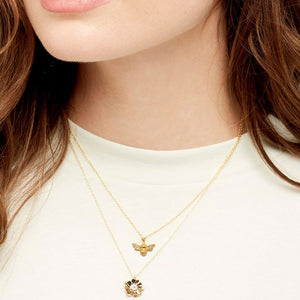 estella bartlett gold bee necklace