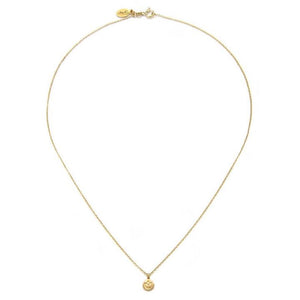 satya gold mini lotus necklace