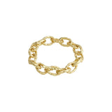 pilgrim reflect cable chain gold bracelet