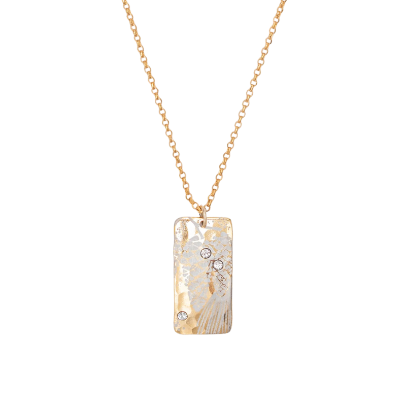 holly yashi radiant petra gold necklace niobium