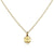 satya gold mini lotus necklace