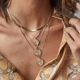 joy dravecky gold dominique layered necklace