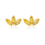 Marquise Stone Stud Earring