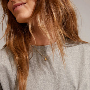 pilgrim echo gold pendant necklace